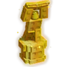 Grow a Garden Golden Hotdog Statue cosmetics image