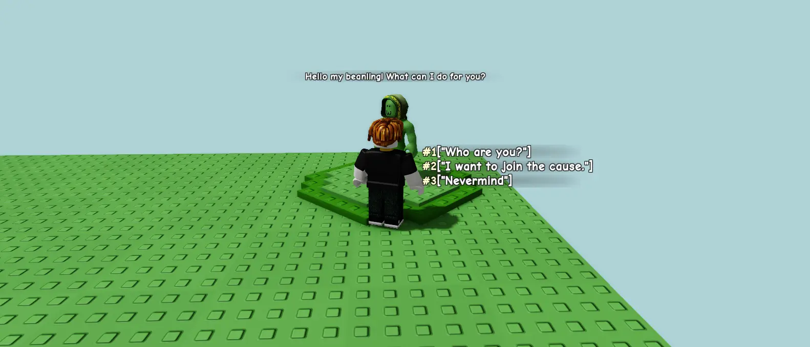 Grow a Garden Elder NPC Dialogue