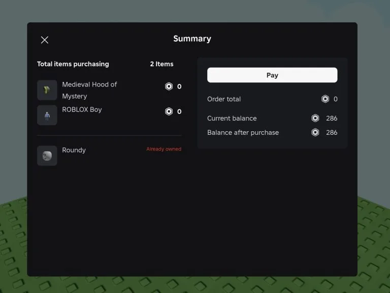 Grow a Garden Green Bean Outfit Components