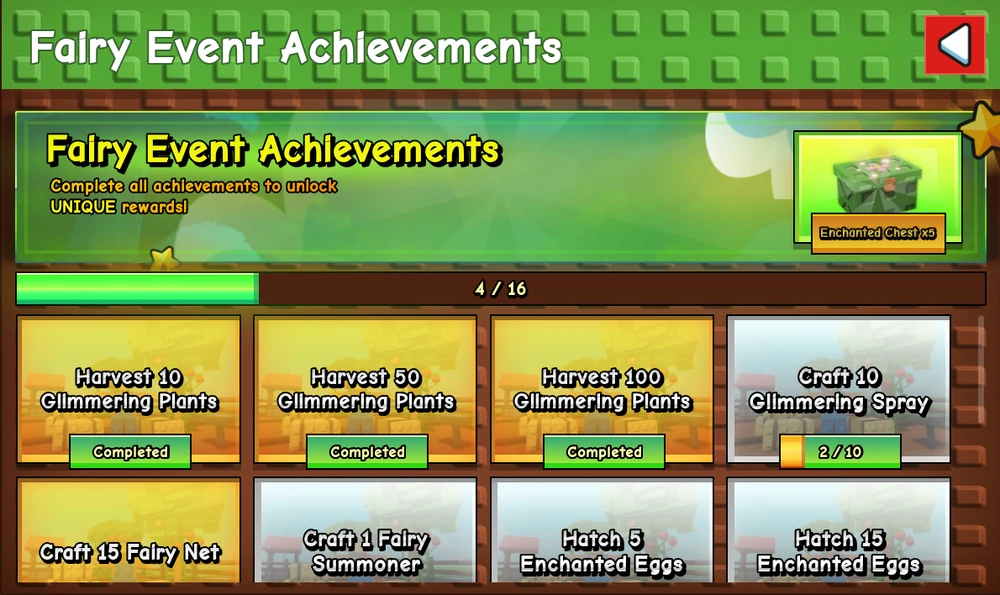 Method 2: Garden Guide Achievements (One-Time Rewards)