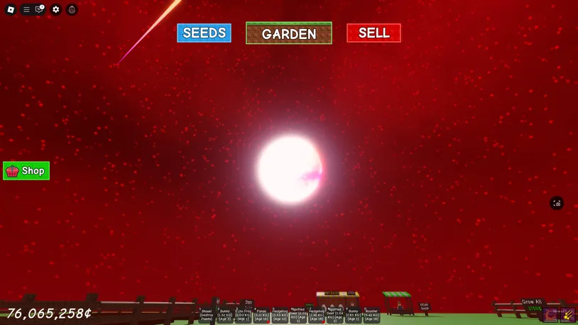 Grow a Garden Blood Moon Weather