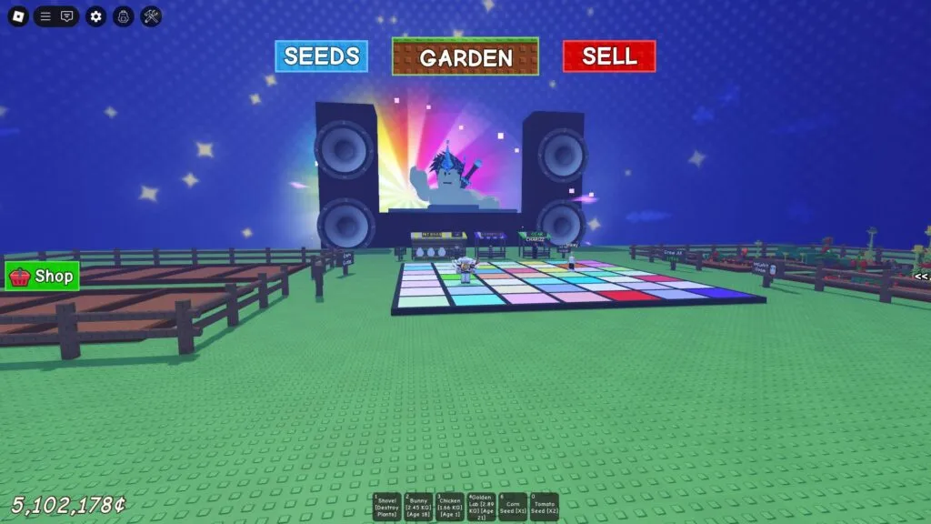 Grow a Garden Disco Weather