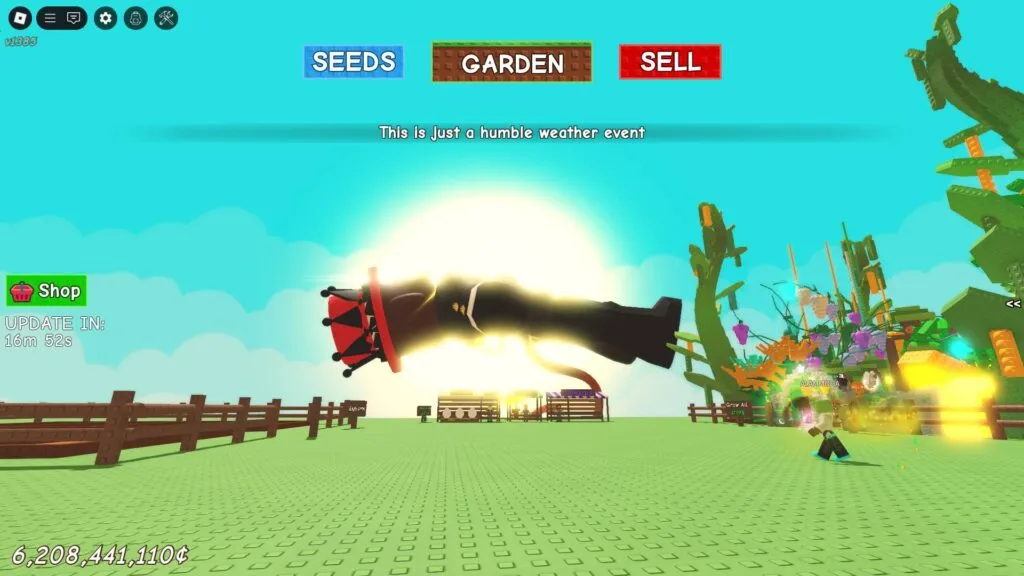 Grow a Garden Floating Jandel Weather