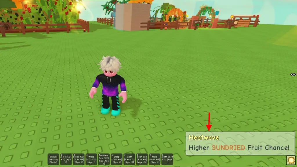 Grow a Garden Heatwave Weather