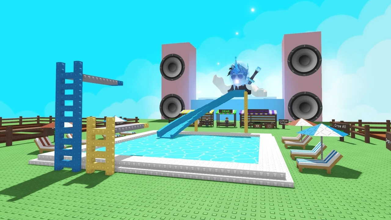 Grow a Garden Pool Party Weather