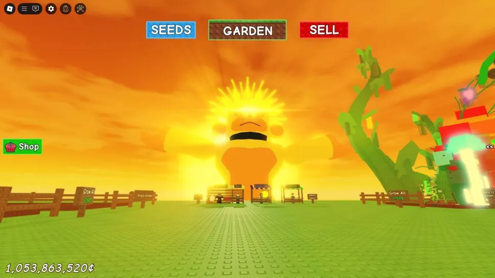 Grow a Garden Sun God Weather