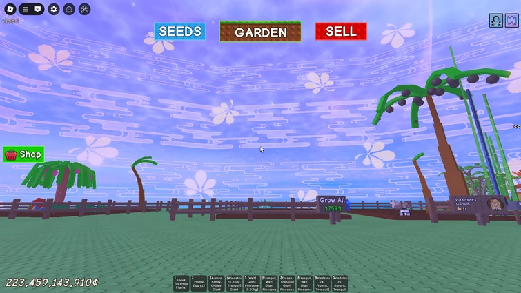 Grow a Garden Zen Aura Weather